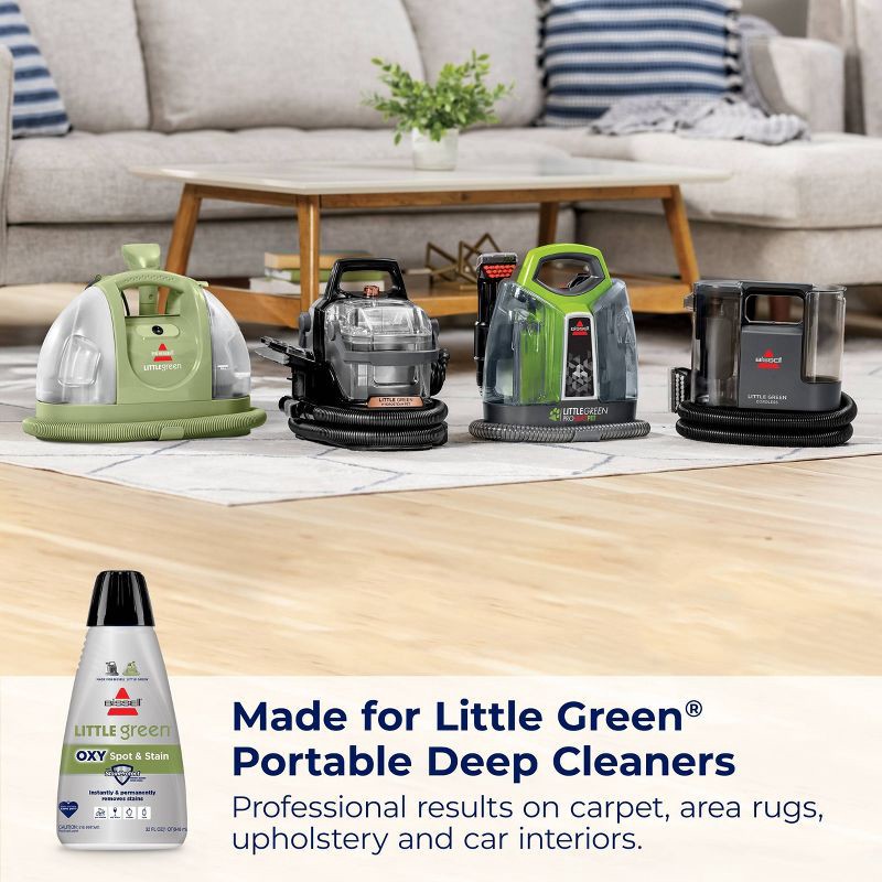 slide 7 of 10, BISSELL Little Green Spot & Stain Formula for Portable Carpet Cleaners Gray, 1 ct