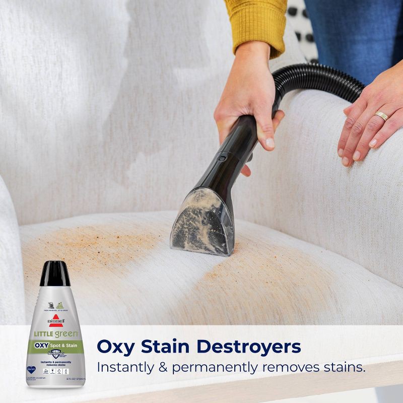 slide 10 of 10, BISSELL Little Green Spot & Stain Formula for Portable Carpet Cleaners Gray, 1 ct