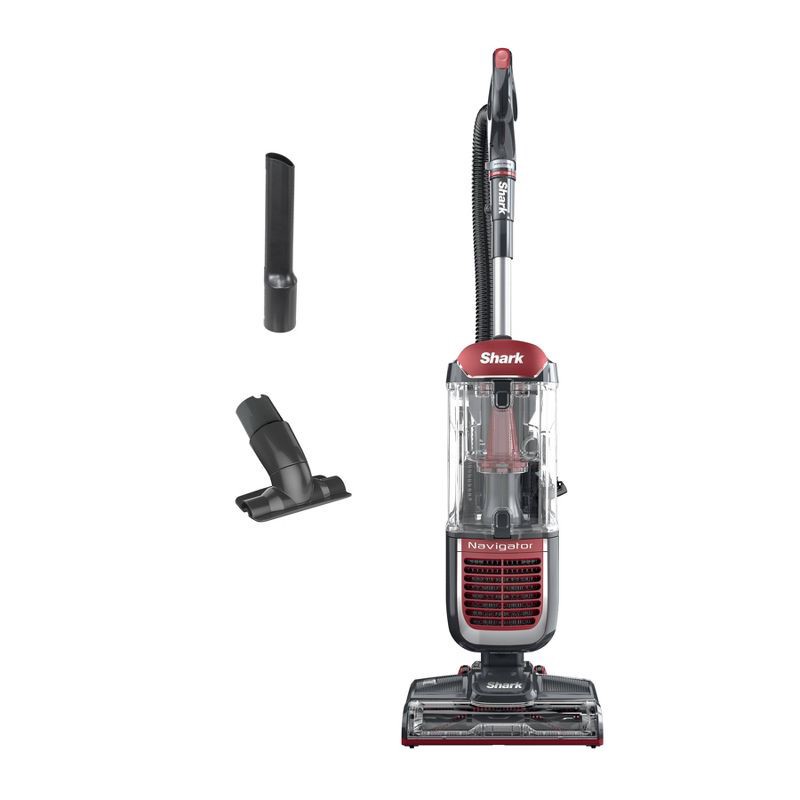 slide 1 of 10, Shark Navigator Swivel Pro Upright Vacuum NV181 12" Cleaning Path Red, 1 ct