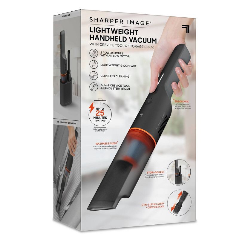 slide 9 of 10, Sharper Image Lightweight Handheld Vacuum, 1 ct