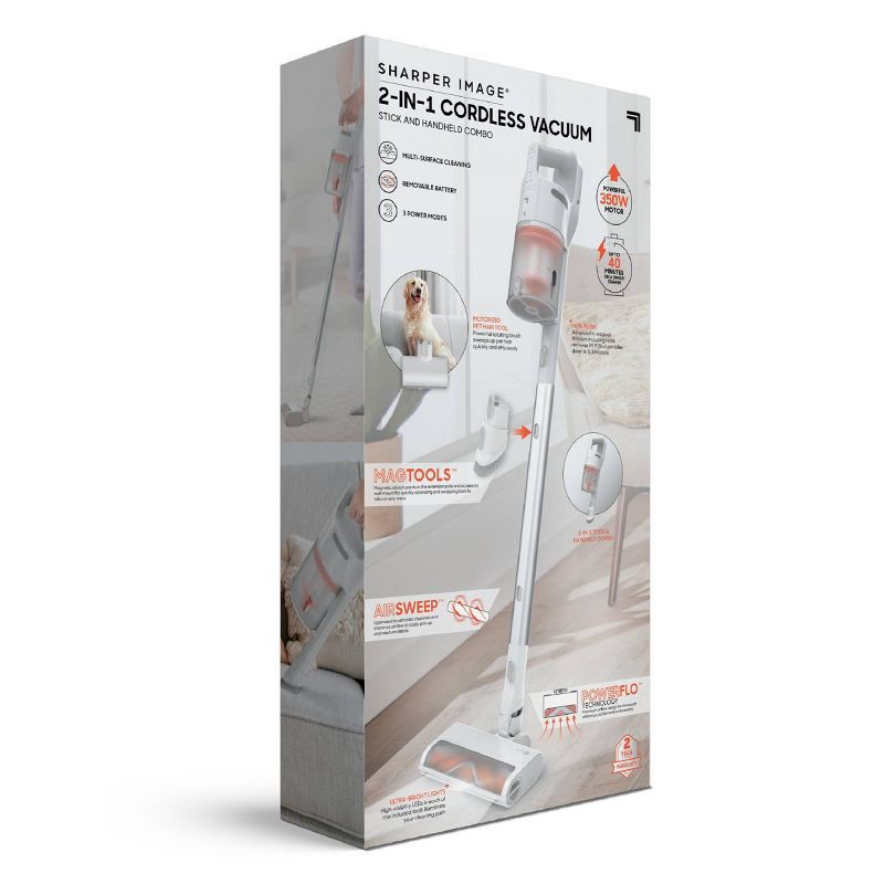 slide 2 of 13, Sharper Image Cordless Vacuum, Stick and Handheld Combo, 1 ct
