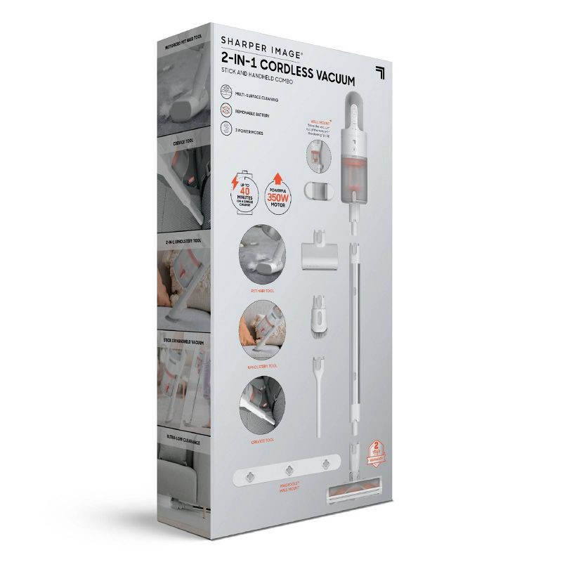 slide 11 of 13, Sharper Image Cordless Vacuum, Stick and Handheld Combo, 1 ct