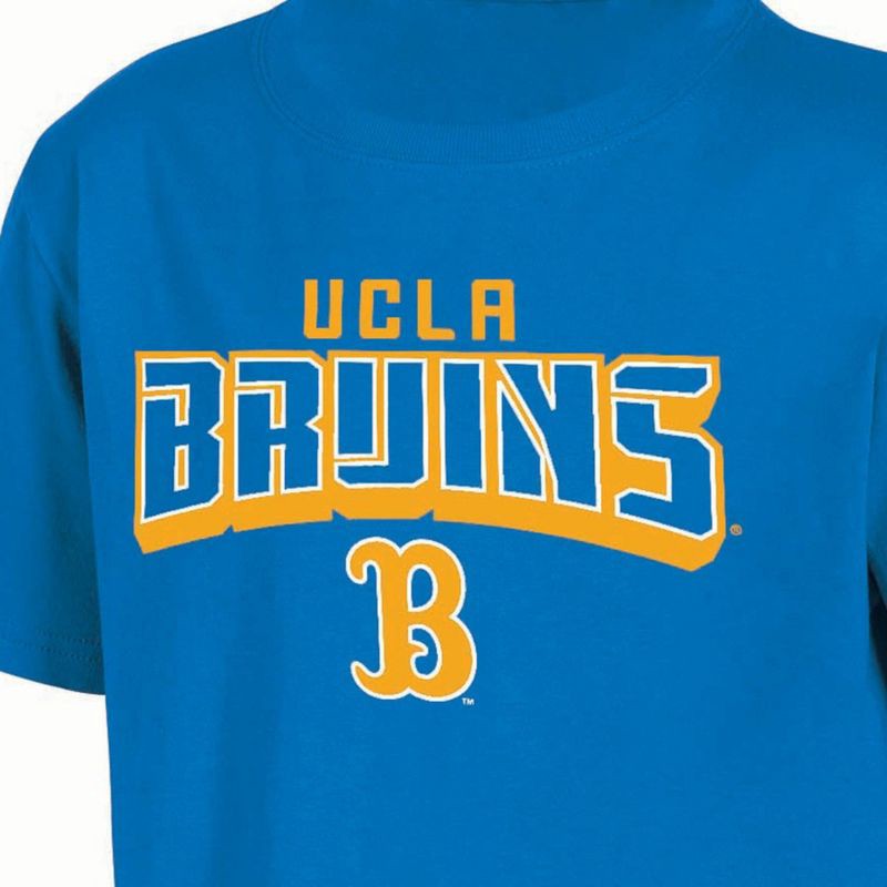 slide 3 of 3, NCAA UCLA Bruins Boys' Core T-Shirt - S: Cotton Crew Neck, Lightweight Pullover, 1 ct
