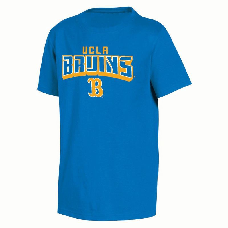 slide 1 of 3, NCAA UCLA Bruins Boys' Core T-Shirt - S: Cotton Crew Neck, Lightweight Pullover, 1 ct
