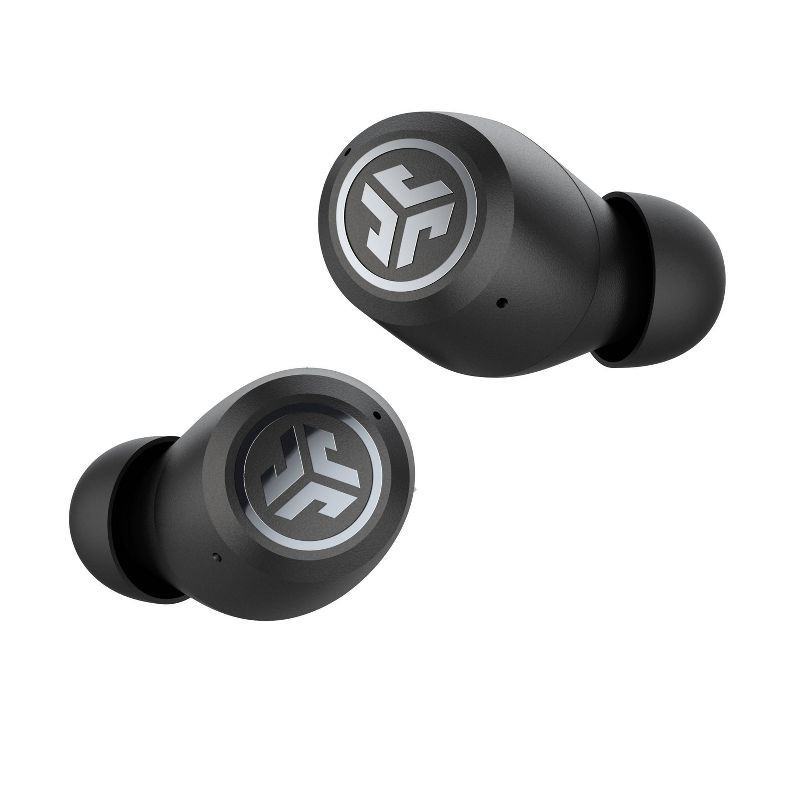 slide 2 of 13, JLab JBuds Active Noise Cancelling True Wireless Bluetooth Earbuds - Black: Built-In Microphone, USB-C Connection, Sweat-Resistant, 1 ct