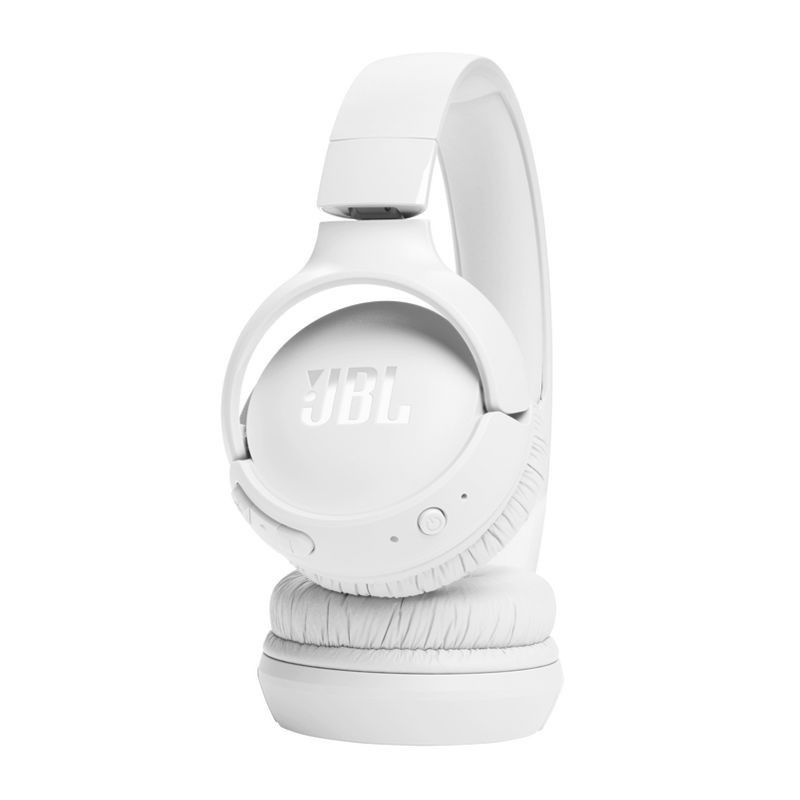 slide 7 of 19, JBL Tune 520BT Bluetooth Wireless On-Ear Headphones - White: Built-In Microphone, USB-C, 1 ct