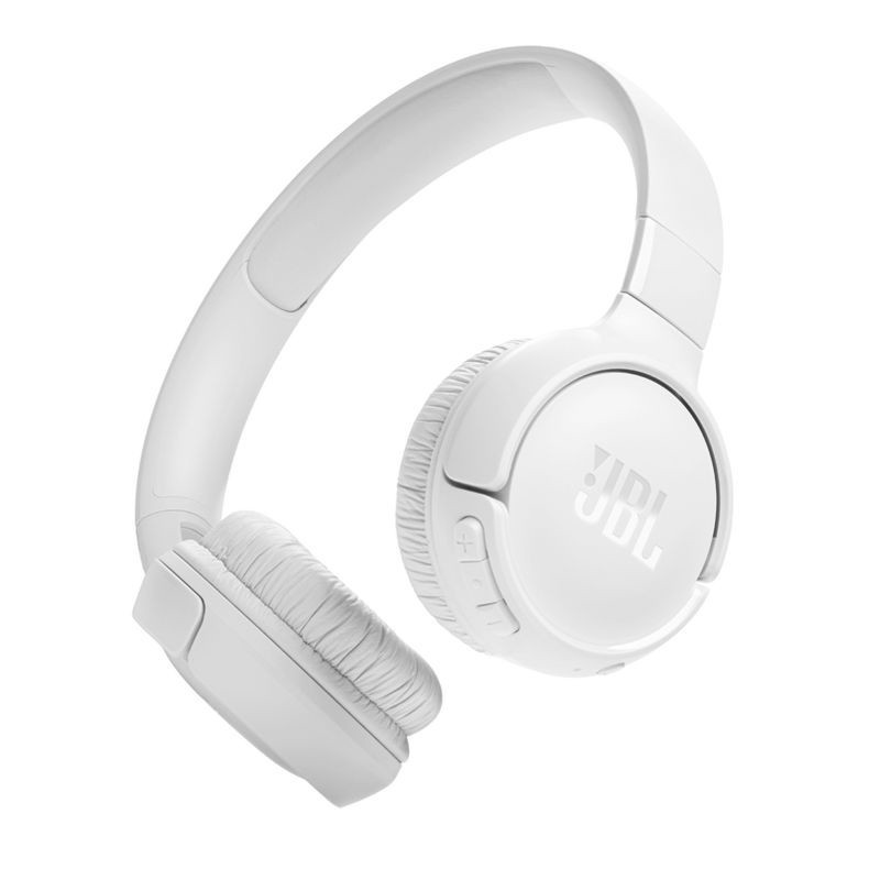 slide 1 of 19, JBL Tune 520BT Bluetooth Wireless On-Ear Headphones - White: Built-In Microphone, USB-C, 1 ct