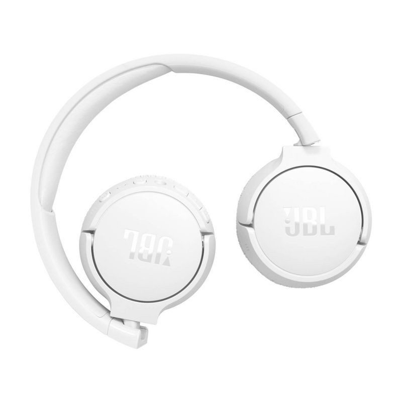 slide 5 of 9, JBL Tune 670NC Bluetooth Wireless On-Ear Headphones - White: USB-C, 70 Hrs Battery, 1 ct