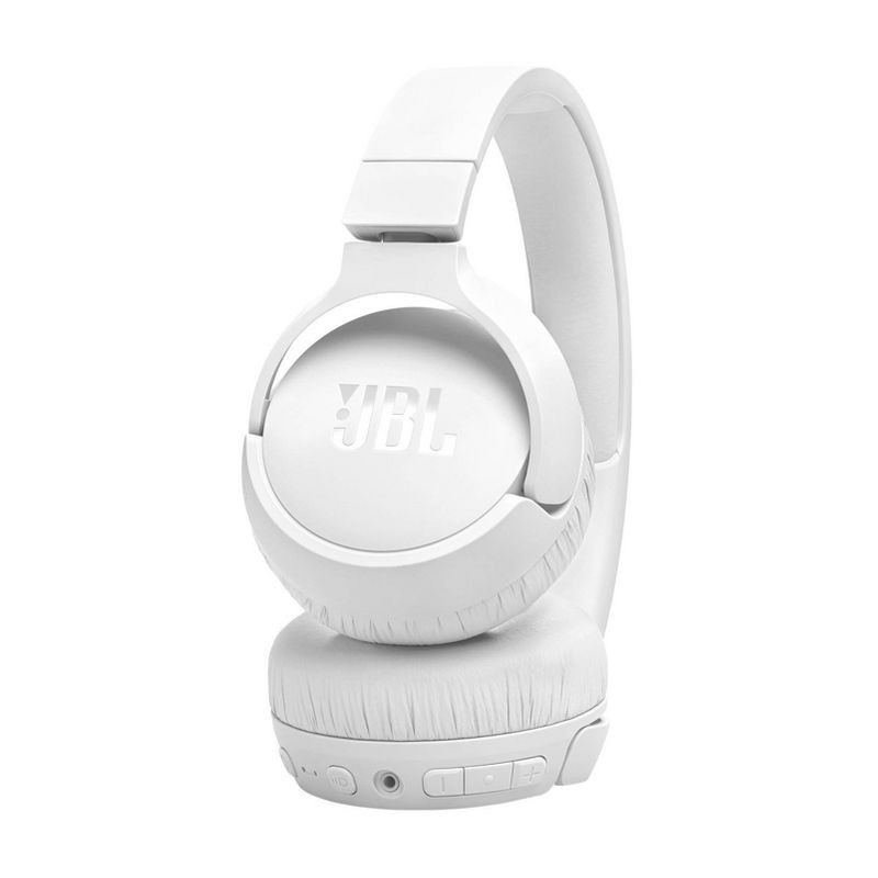 slide 6 of 9, JBL Tune 670NC Bluetooth Wireless On-Ear Headphones - White: USB-C, 70 Hrs Battery, 1 ct