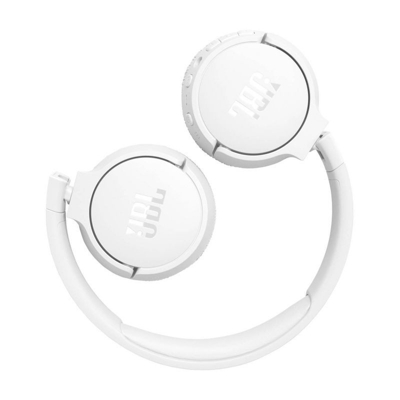 slide 7 of 9, JBL Tune 670NC Bluetooth Wireless On-Ear Headphones - White: USB-C, 70 Hrs Battery, 1 ct