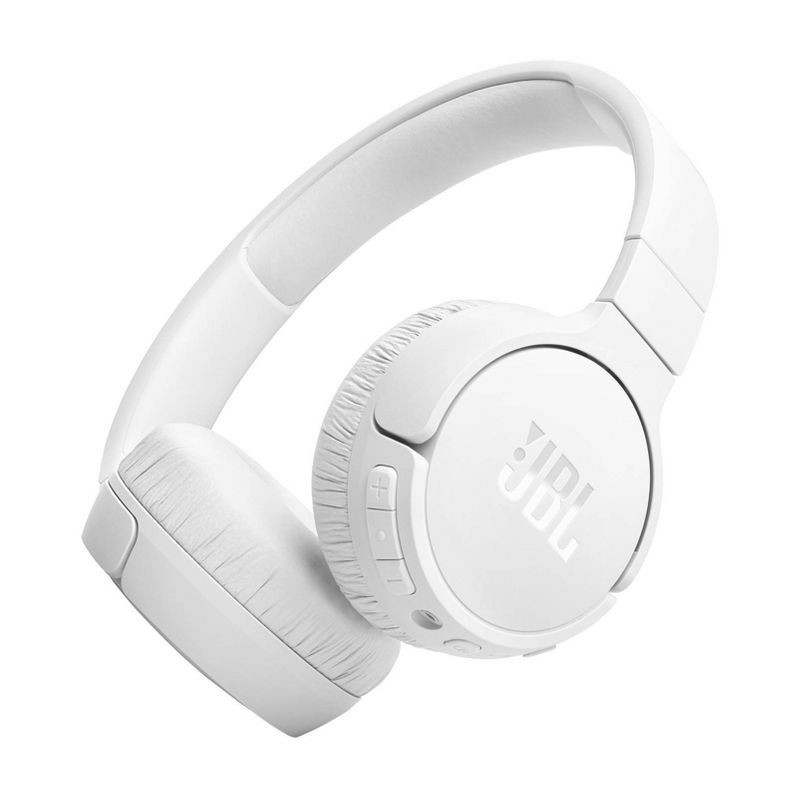slide 1 of 9, JBL Tune 670NC Bluetooth Wireless On-Ear Headphones - White: USB-C, 70 Hrs Battery, 1 ct
