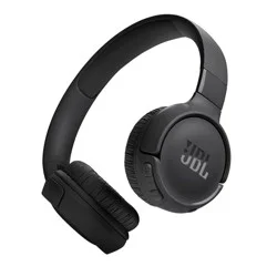 JBL Tune 520BT Bluetooth Wireless On-Ear Headphones - Black: USB-C Connection, Built-In Mic