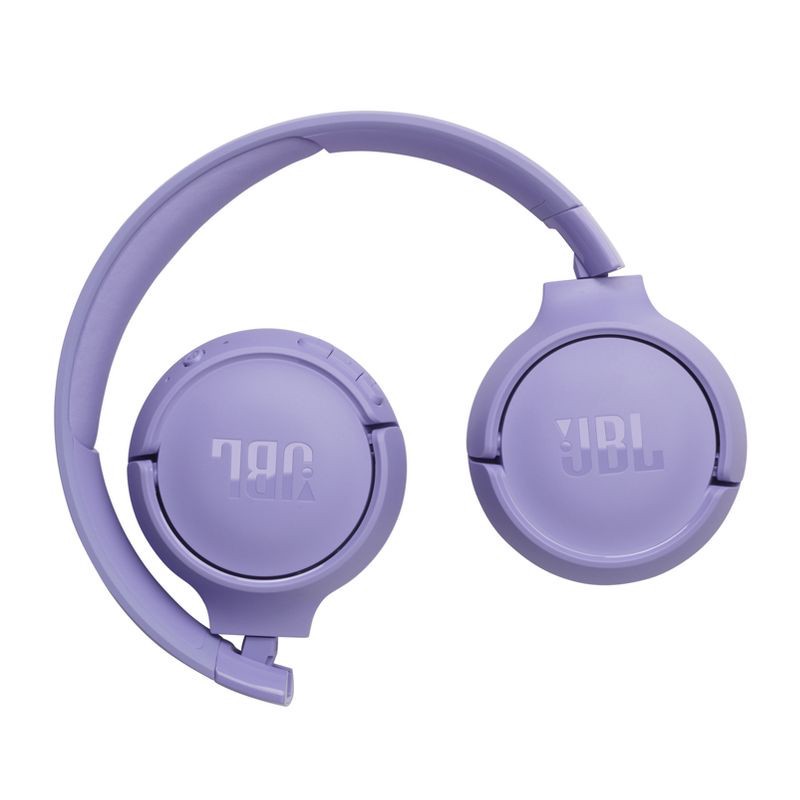 slide 6 of 19, JBL Tune 520BT Bluetooth Wireless On-Ear Headphones - Purple: USB-C, Built-In Microphone, 1 ct