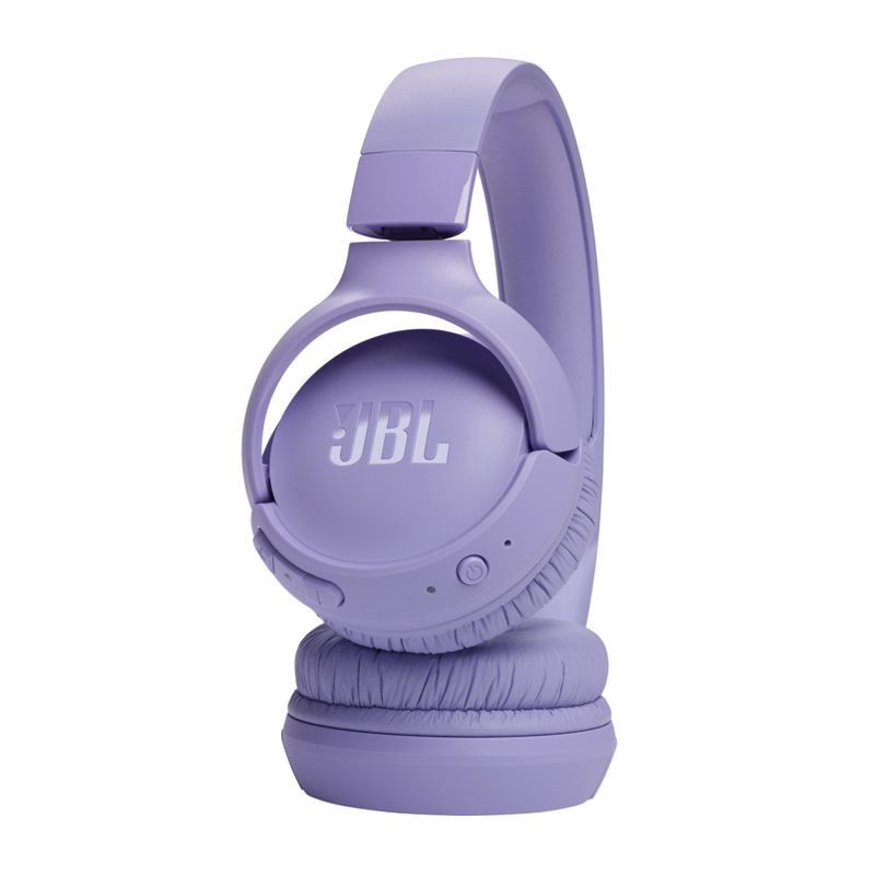 slide 7 of 19, JBL Tune 520BT Bluetooth Wireless On-Ear Headphones - Purple: USB-C, Built-In Microphone, 1 ct
