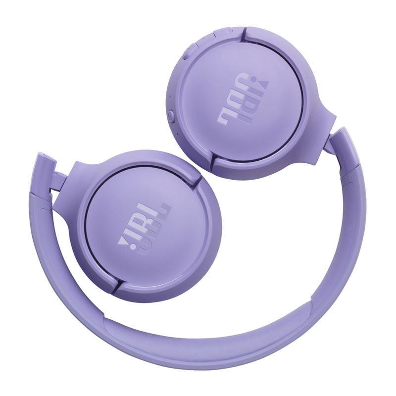 slide 10 of 19, JBL Tune 520BT Bluetooth Wireless On-Ear Headphones - Purple: USB-C, Built-In Microphone, 1 ct