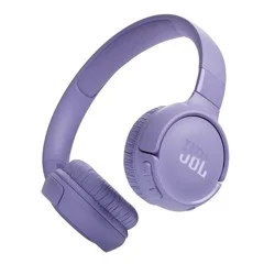JBL Tune 520BT Bluetooth Wireless On-Ear Headphones - Purple: USB-C, Built-In Microphone
