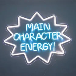 Whatever! Company Main Character Energy Neon Sign Novelty Wall Light