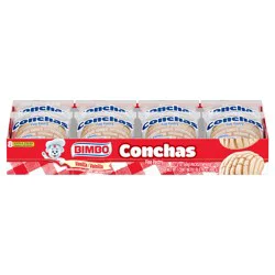 Bimbo Conchas Vanilla Pastry, 8 packs, 16.96 oz