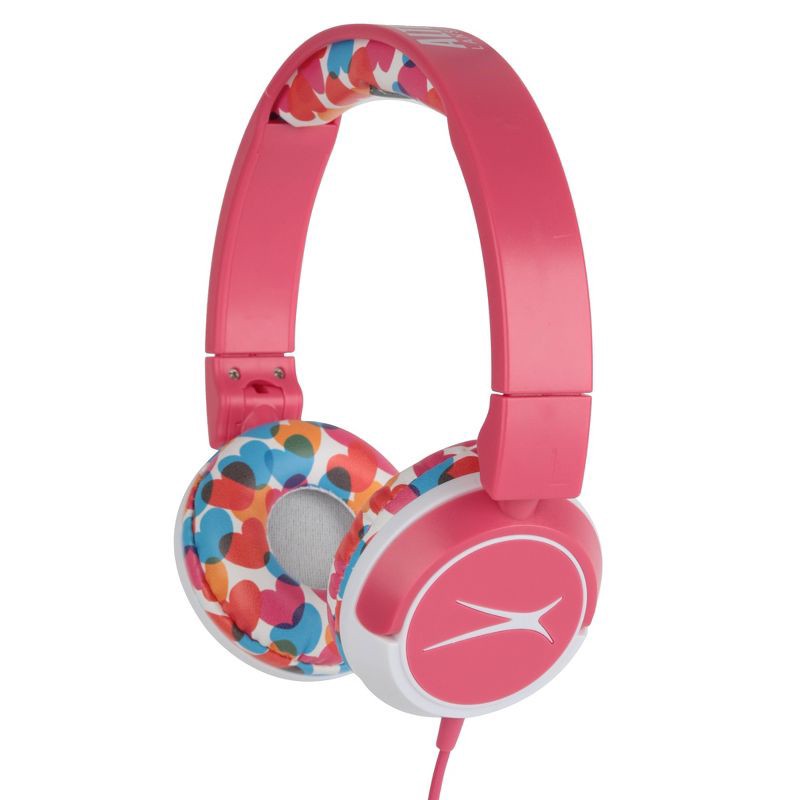 slide 7 of 9, Altec Lansing Kid's Wired Over-Ear Headphones - Hearts, 1 ct