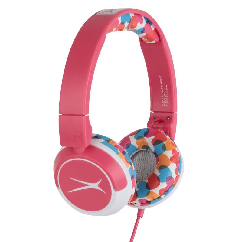 slide 1 of 9, Altec Lansing Kid's Wired Over-Ear Headphones - Hearts, 1 ct