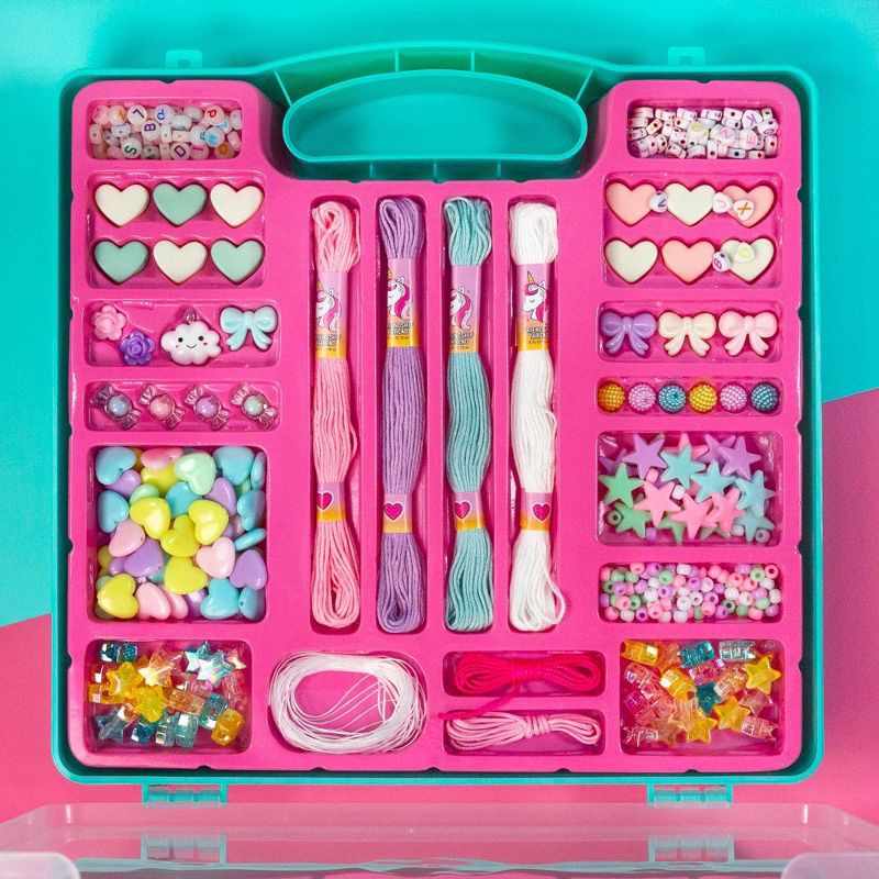 slide 2 of 5, It's so Me Kawaii Cute Jewelry Studio: Craft Kit with Beads & Elastic Cord, Ages 6+, Christmas Gift, 1 ct