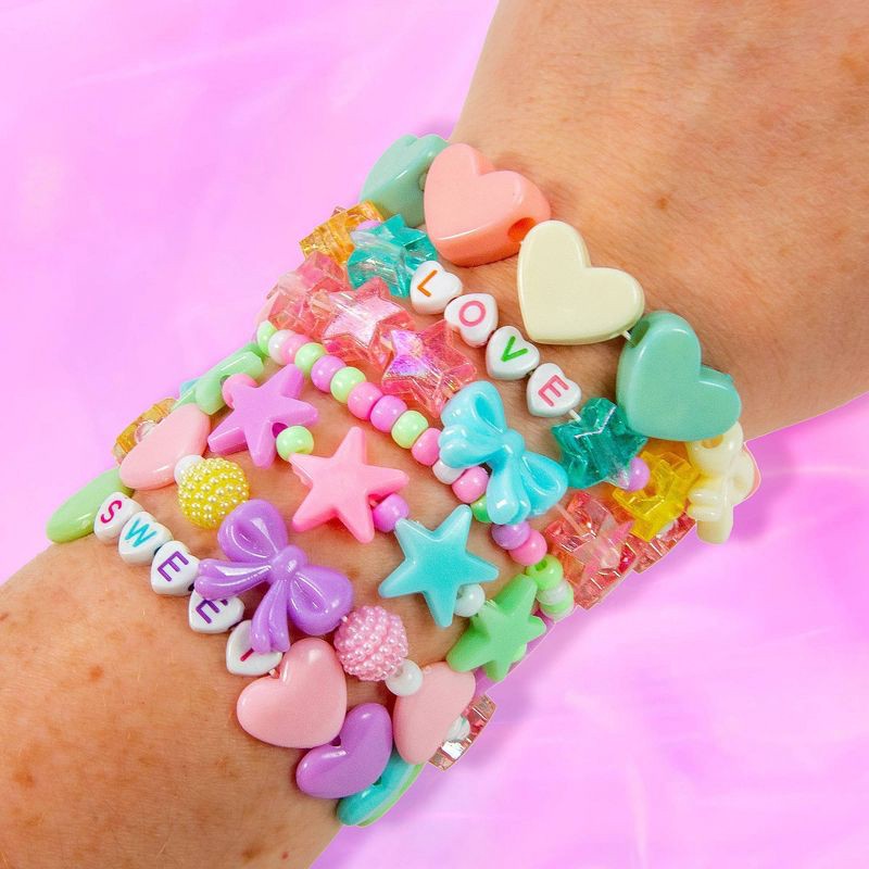 slide 3 of 5, It's so Me Kawaii Cute Jewelry Studio: Craft Kit with Beads & Elastic Cord, Ages 6+, Christmas Gift, 1 ct