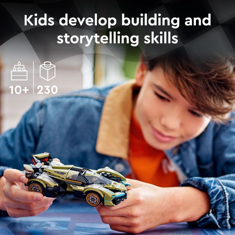 slide 3 of 6, LEGO Speed Champions Lamborghini Lambo V12 Vision GT Super Car Formula 1 76923, 1 ct