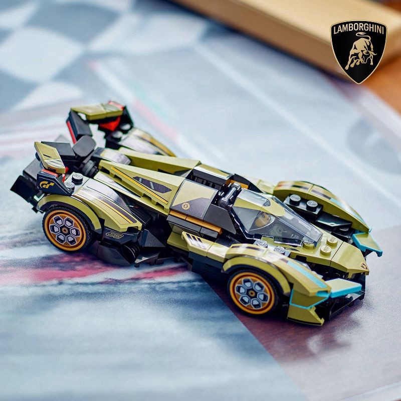 slide 4 of 6, LEGO Speed Champions Lamborghini Lambo V12 Vision GT Super Car Formula 1 76923, 1 ct