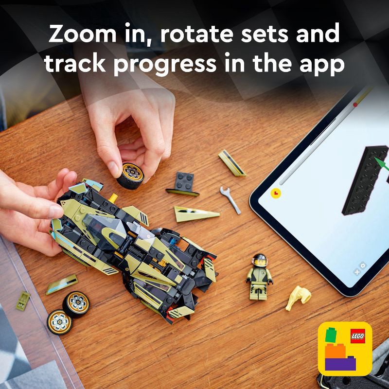 slide 5 of 6, LEGO Speed Champions Lamborghini Lambo V12 Vision GT Super Car Formula 1 76923, 1 ct