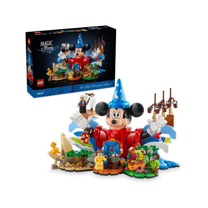 slide 1 of 6, LEGO Ideas Magic of Disney Collectible Building Set, Christmas Gift Ideas - 21352, 1 ct