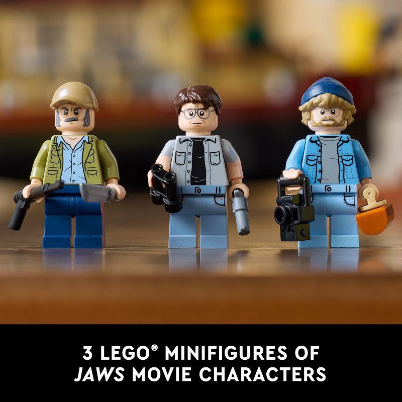 slide 5 of 6, LEGO Ideas Jaws - Diorama Kit and Shark Toy for Adults 21350, 1 ct