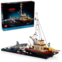 LEGO Ideas Jaws - Diorama Kit and Shark Toy for Adults 21350