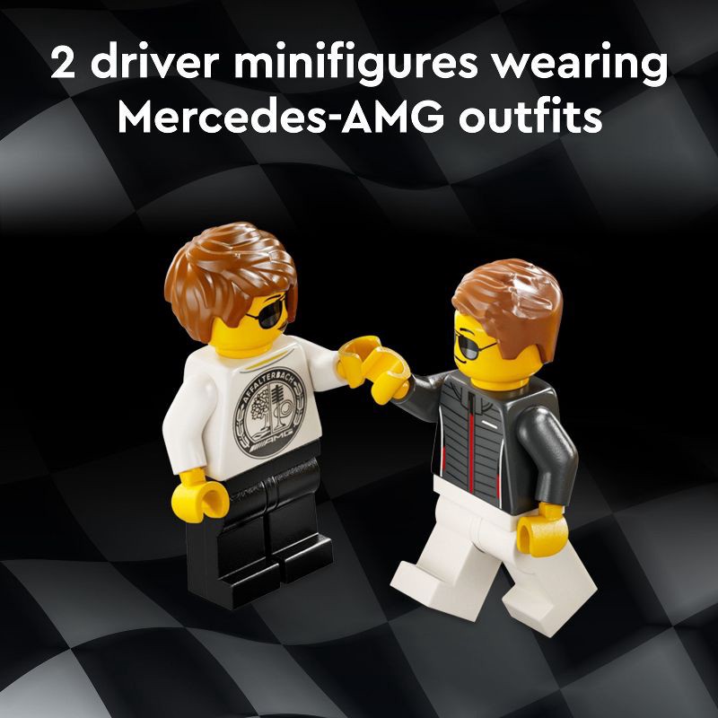 slide 2 of 5, LEGO Speed Champions Mercedes-AMG G 63 & Mercedes-AMG SL 63 F1 Toy Car 76924, 1 ct