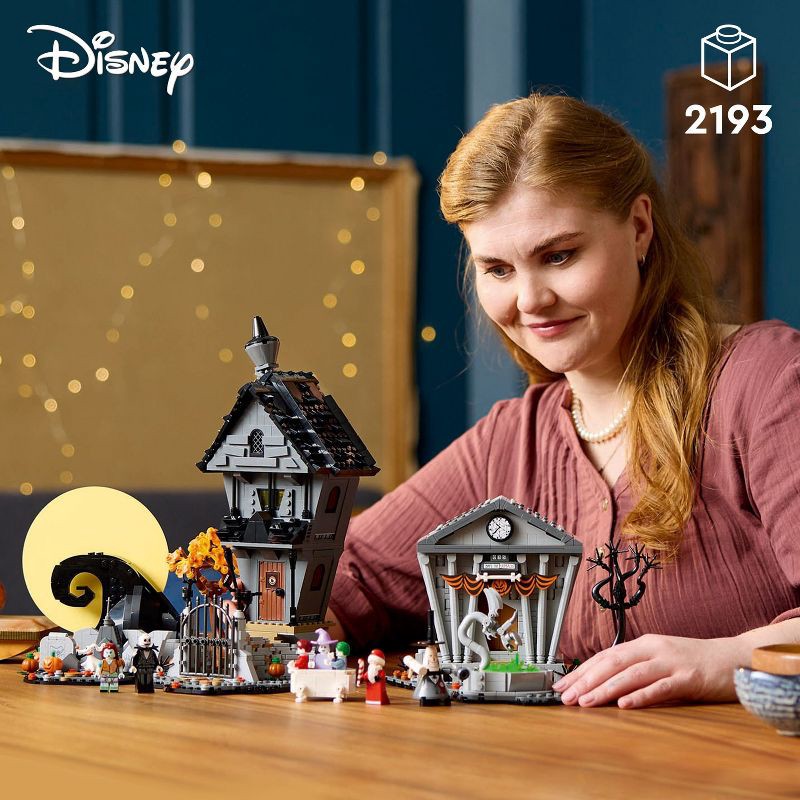 slide 2 of 6, LEGO Ideas The Nightmare Before Christmas Building Craft & Decor for Fans 21351, 1 ct