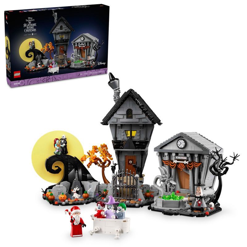 slide 1 of 6, LEGO Ideas The Nightmare Before Christmas Building Craft & Decor for Fans 21351, 1 ct
