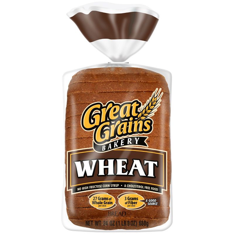slide 1 of 11, Natures Own Great Grains 100% Whole Wheat Wide Pan Bread - 24oz, 24 oz