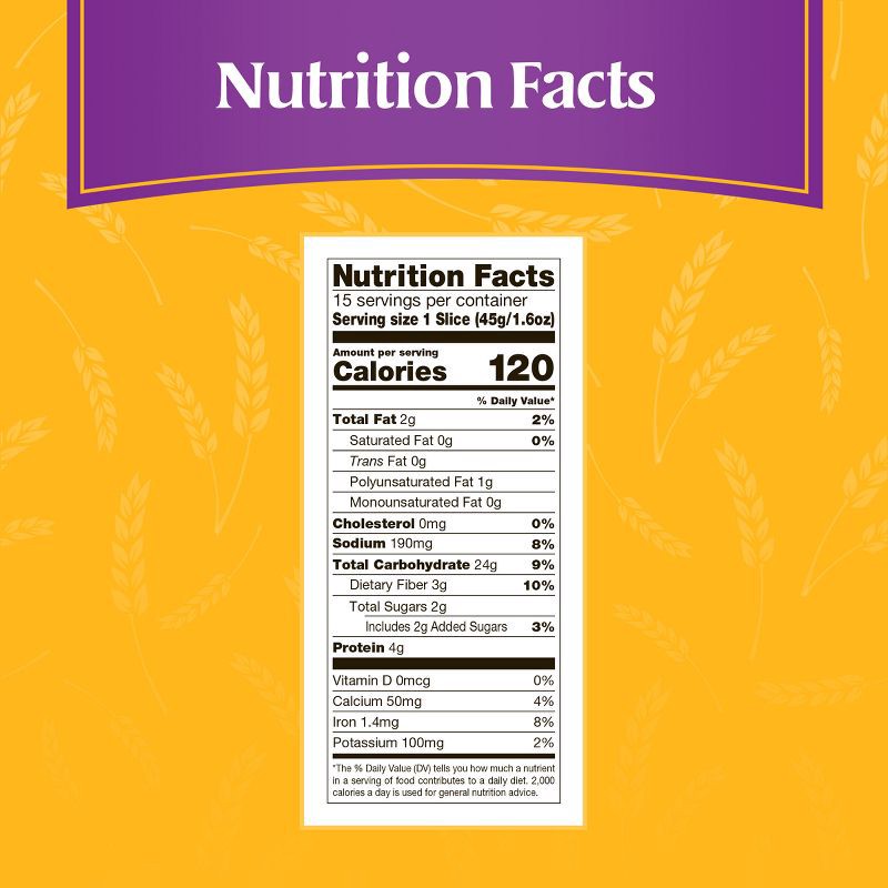 slide 5 of 12, Natures Own Great Grains Multigrain Wide Pan Bread - 24oz., 24 oz