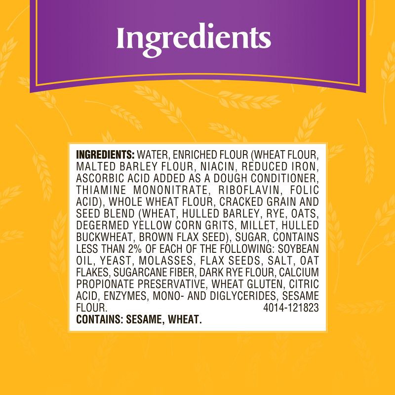 slide 6 of 12, Natures Own Great Grains Multigrain Wide Pan Bread - 24oz., 24 oz