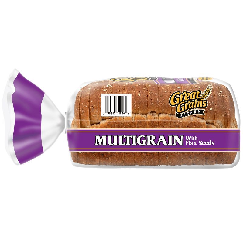 slide 10 of 12, Natures Own Great Grains Multigrain Wide Pan Bread - 24oz., 24 oz