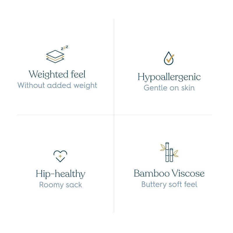 slide 5 of 7, HALO Innovations Supersoft Rayon Viscose Made from Bamboo Sleepsack Wearable Blanket - Calm Sage - S, 1 ct