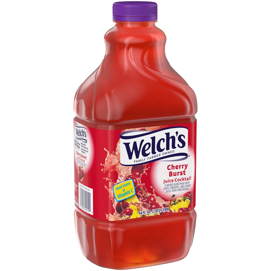 slide 5 of 5, Welch's Cherry Burst Juice Cocktail - 64 fl oz, 64 fl oz