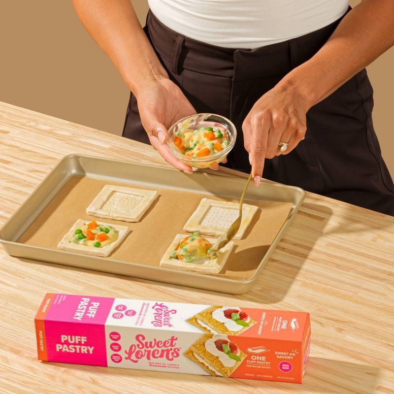 slide 8 of 9, Sweet Loren's Gluten Free Vegan Flaky Puff Pastry - 8.5oz, 8.5 oz