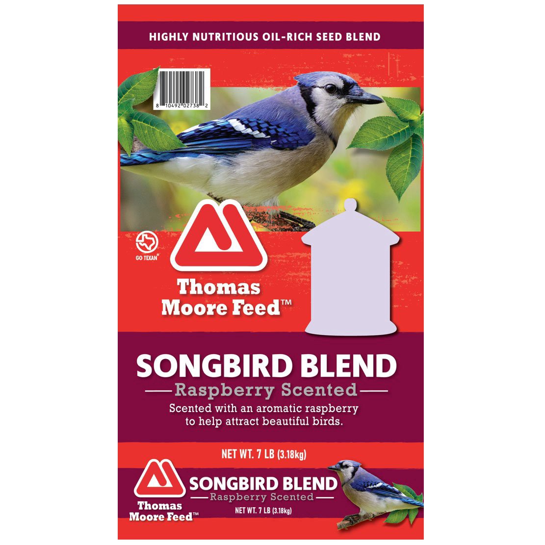 slide 1 of 1, Thomas Moore Feed Songbird Blend Raspberry, 7 lb