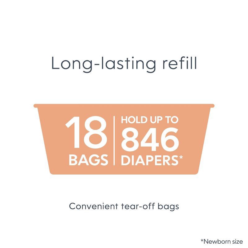 slide 18 of 18, Diaper Genie Platinum Pail - White, 1 ct