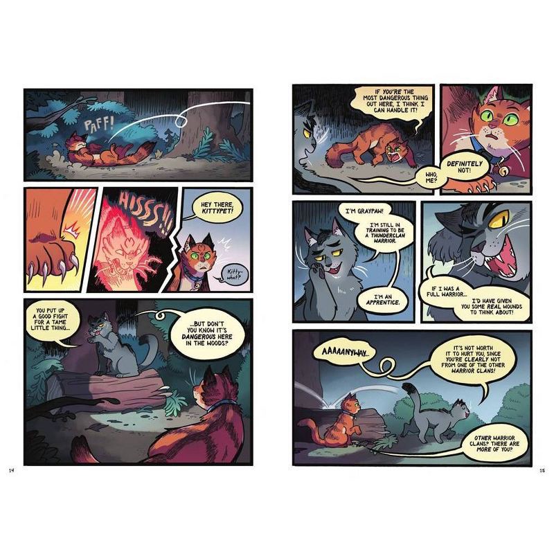 slide 5 of 9, Harper Collins Warriors Graphic Novel: The Prophecies Begin #1 - by Erin Hunter (Paperback), 1 ct