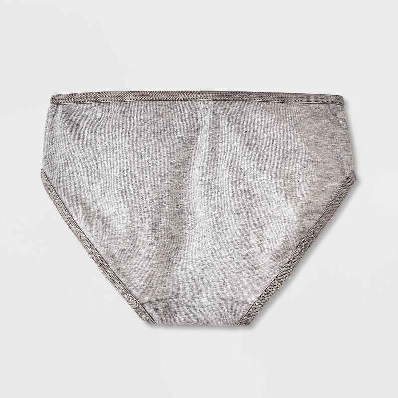 slide 3 of 4, Girls' 10pk 'Dogs' Cotton Hipster Underwear - Cat & Jack™ Violet/Blue/White 14: Mid Rise, Knit Fabric, 10 ct