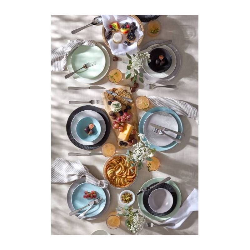 slide 6 of 7, Oneida 45pc Ainsley Flatware Set: Stainless Steel Silverware, Service for 8, Dishwasher-Safe, Includes Serving Utensils, 45 ct