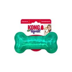KONG Squeezz Crackle Dog Bone Toy