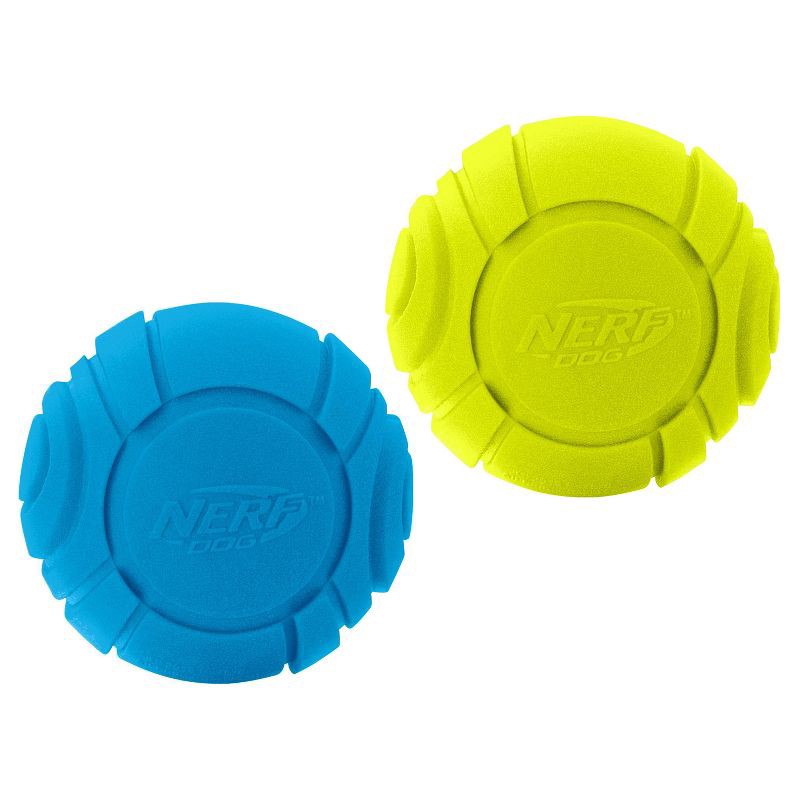 slide 2 of 5, NERF Solid Foam Sonic Dog Ball Toy - 2pk, 2 ct