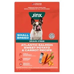 Jinx Small Breed Sweet Potato, & Carrot Dry Dog Food, Grain Free, 11.5lb. Bag